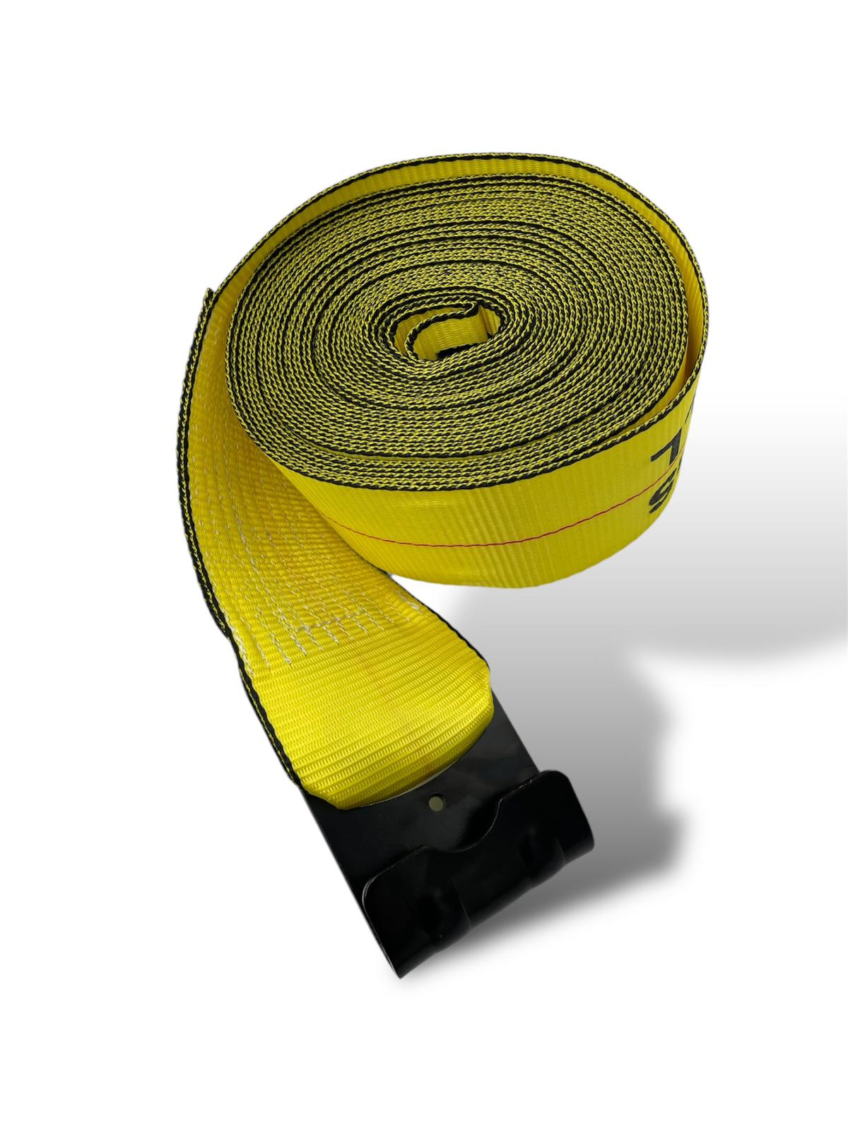 4'' X 40' L YELLOW STRAP WITH FLAT HOOK CHINA MADE W.L.L 5,400 LBS