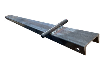 4' C-CHANNEL PIPE STAKE W/HOLE