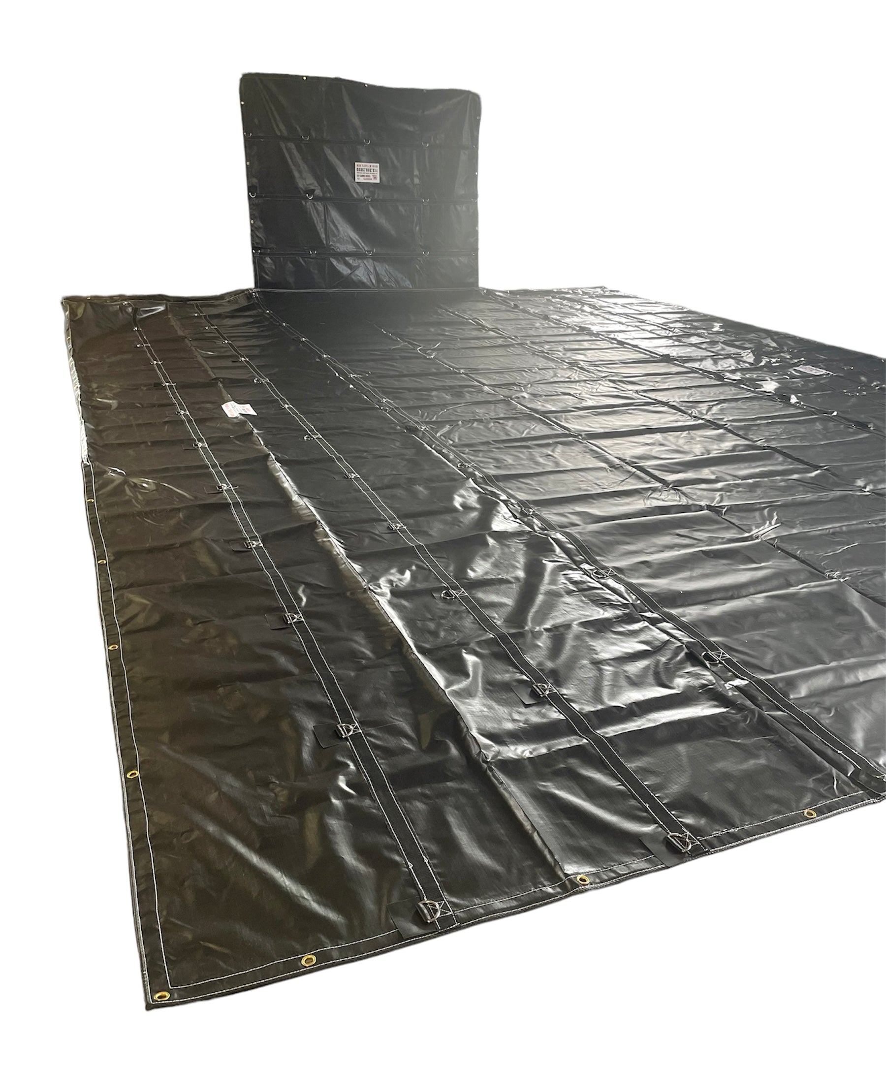 8' DROP X 8' WIDE X 27' L BLACK RIPSTOP 14OZ – Marco's Truck Tarps