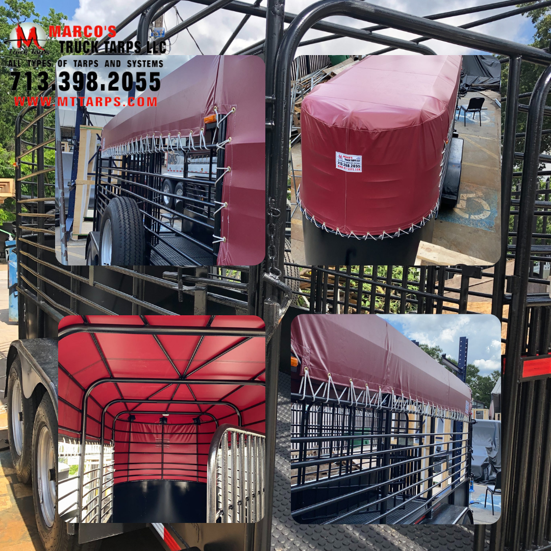 macal truck tarp CATTLE TRAILER TARP – Marco's Truck Tarps