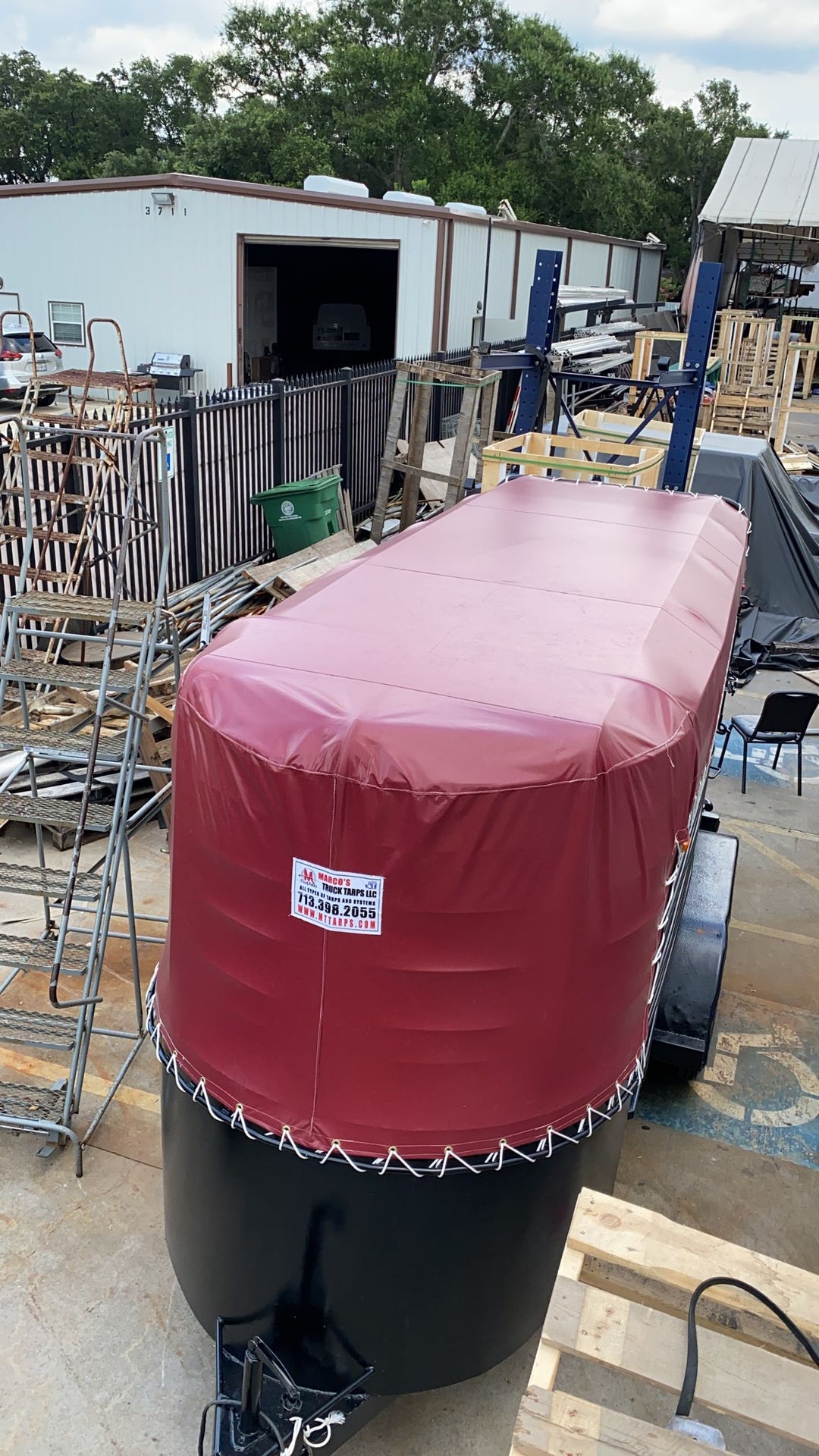 macal truck tarp CATTLE TRAILER TARP – Marco's Truck Tarps