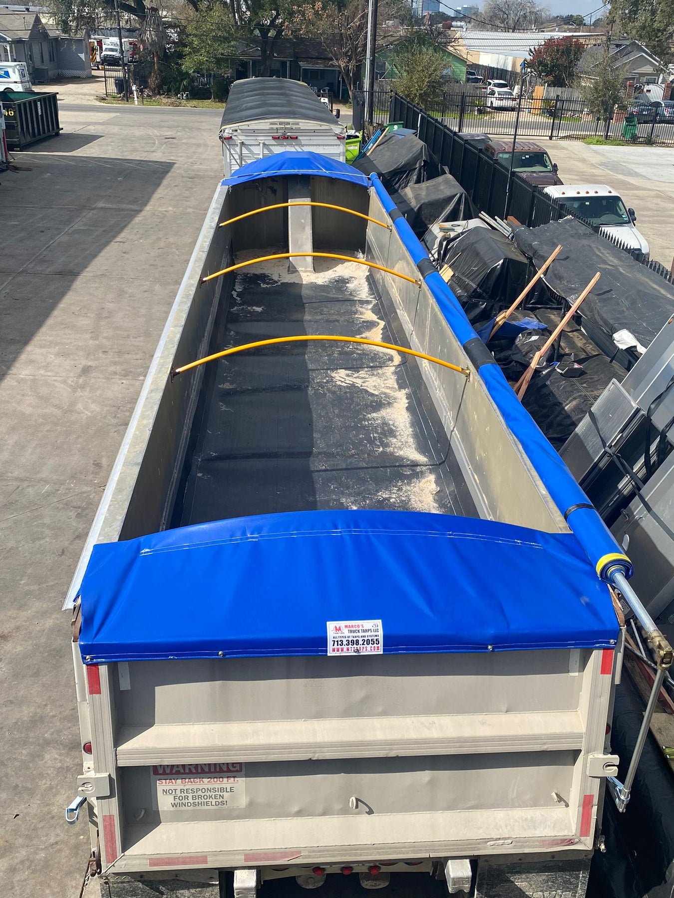 EXTRA REINFORCEMENT FOR ROLLOVER TARPS – Marco's Truck Tarps